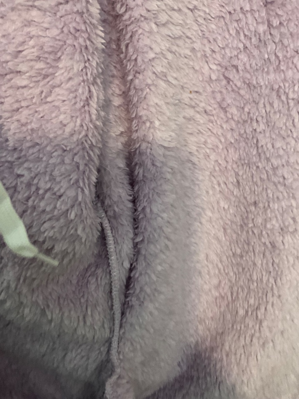 Cozy Women's Purple Sherpa Oversized Full-Zip Hoodie - Picture 6 of 10